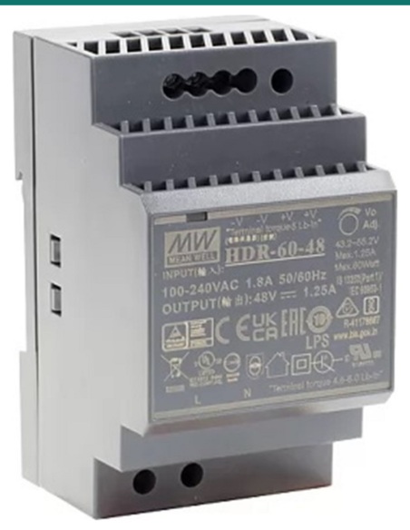 Akuvox HDR-60 PSU for 2-Wire IP Intercom — AK-HDR-60-SPEC