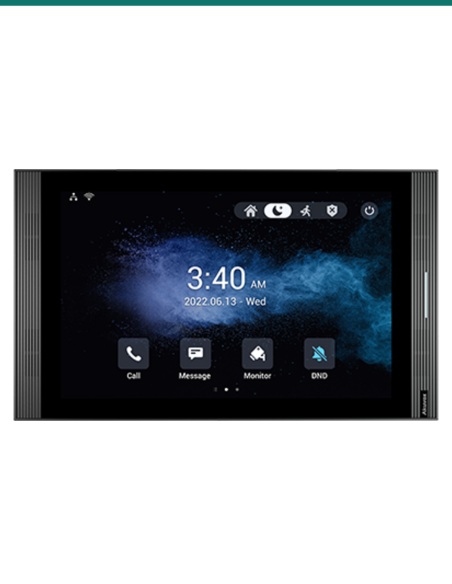 Akuvox 10.1" SIP Indoor Unit With Wi-Fi And Camera In Grey — AK-S567G-GREY
