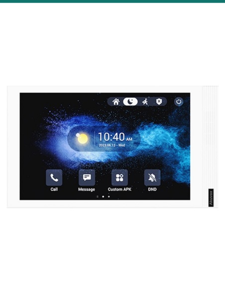 Akuvox 10.1" SIP Indoor Unit With Wi-Fi And Camera In White — AK-S567G-WHITE