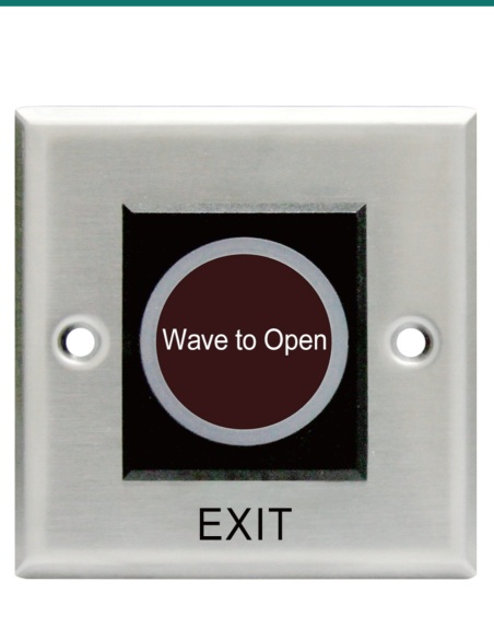 Akuvox Exit Button Touch Free Infrared Sensor — AK-EB13-SILVER