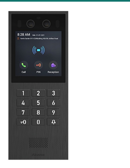Akuvox Vandal Resistant SIP Video Doorphone With Press Button Keypad — AK-X912K