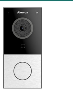 Akuvox 2-Wire SIP Video Door Bell With Relay — AK-E12S-2-SILVER