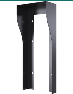 Akuvox R20K/R25K/R20B 2.3.4.5 Buttons On Wall Rain Hood - Black — AK-R20KBONH-BLACK