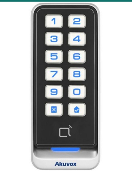 Akuvox AKUVOX ALUMINIUM WIEGAND RFID CARD READER 13.56MHz & 125kHz IP65 — AK-ACR-CRM11