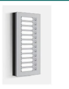 Akuvox Extension Keypad 12 Nameplates Flush Mount Installation — AK-MD12