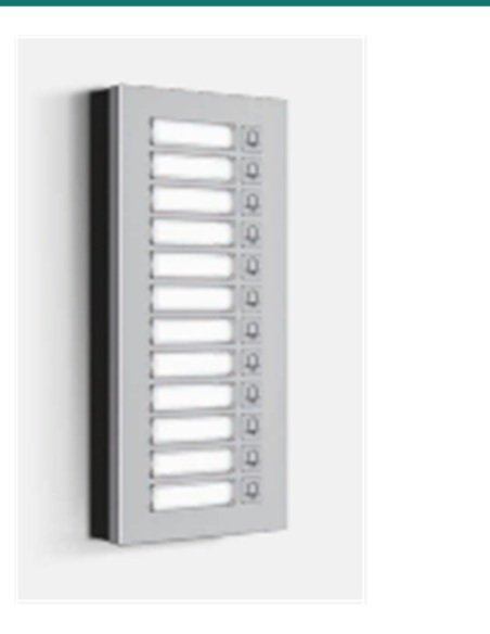 Akuvox Extension Keypad 12 Nameplates Flush Mount Installation — AK-MD12