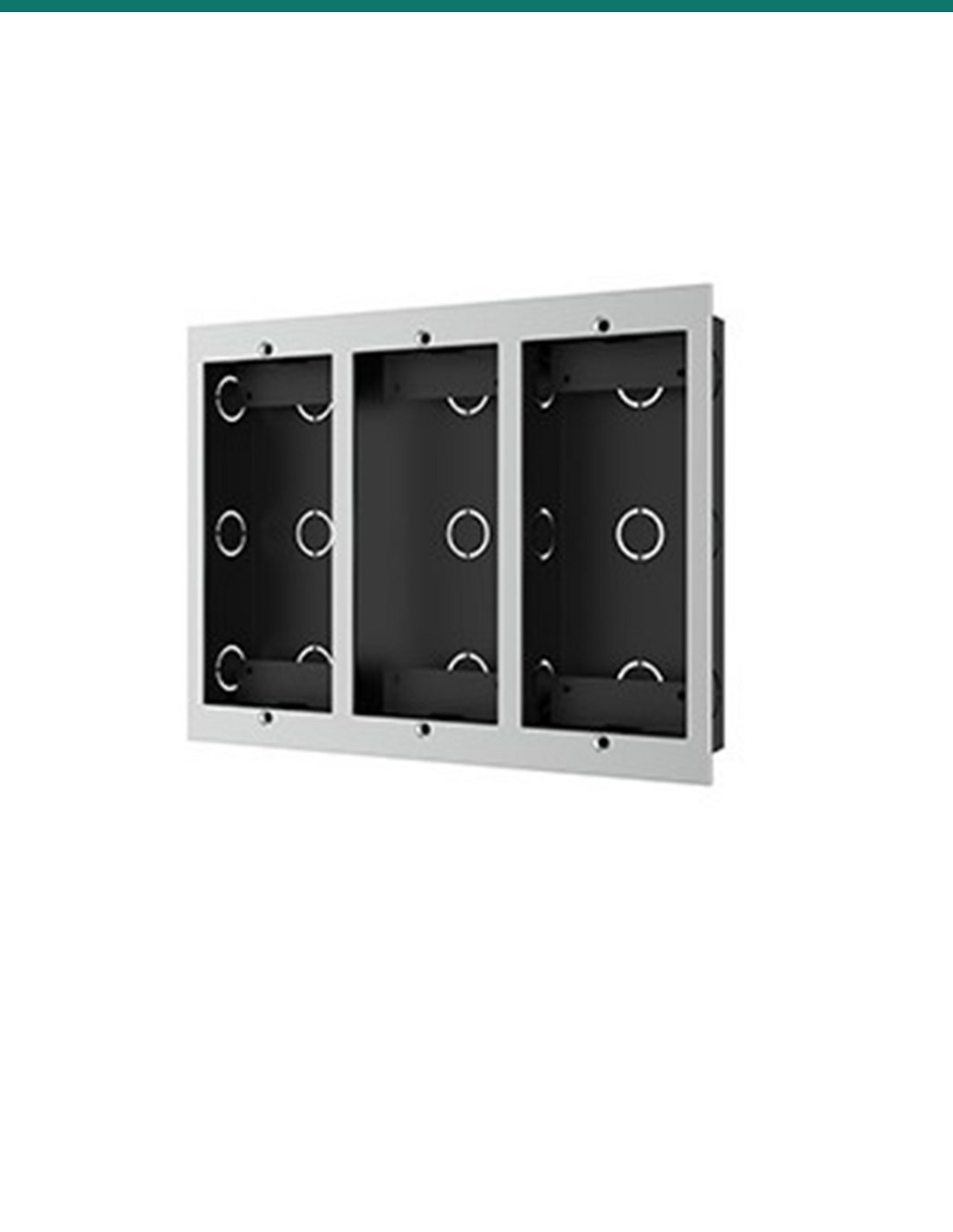 Akuvox Three-Module In-Wall Mounting Box For Md06 Md12 — AK-MD3M-INWALLK