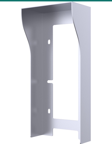 Akuvox R20K/R25K/R20B 2.3.4.5 Buttons On Wall Rain Hood - Silver — AK-R20KBONH