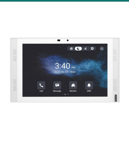 Akuvox 10.1" SIP Indoor Unit With Wi-Fi And Camera In White Android 12 Version — AK-S567A-WHITE