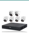 Dahua 4× HDW3867EM + 2× white TiOC + 8CH NVR kit. Product shot may differ from the actual product.