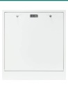 Datatek 24SECCAB white wall-mount CCTV cabinet, dual locks