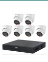 Dahua 6× HDW3867EM-S-IL-ANZ + 8CH NVR kit. Product shot may differ from the actual product.