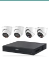 Dahua 2× HDW3867EM + 2× white TiOC + 8CH NVR kit. Product shot may differ from the actual product.