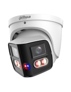 Dahua DH-IPC-PDW3859-A180-AS-PV-ANZ white TiOC eyeball front view with deterrence lights 2