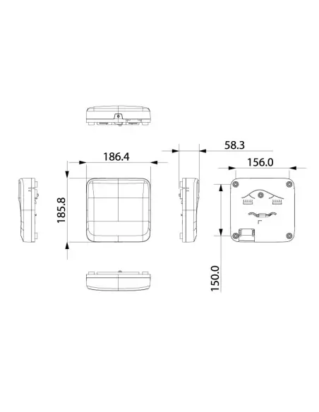 VIP Vision AC-W Series 2-Door Web Access AC-WCM