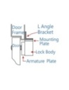 Watchguard L Angle Bracket for MAGLOC200 Magnetic Locks - MAGLOC-LB200