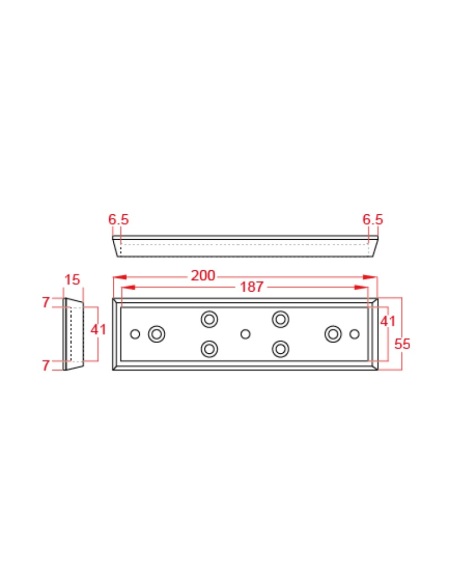 Watchguard Armature Plate Housing for MAGLOC200 MAGLOC-AH200 Watchguard Armature Plate Housing for MAGLOC200 MAGLOC-AH200