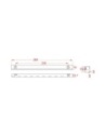 Watchguard Maglock Filler Bar 12.7mm - MAGLOC-ABS