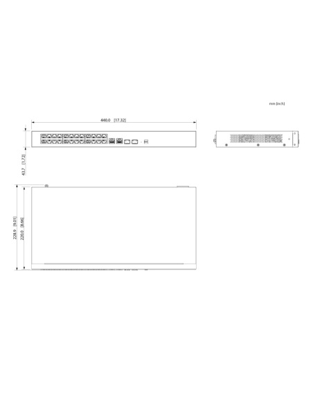VIP Vision 24-Port Gigabit Managed Hi-PoE Switch VSPOE-SWB24C2