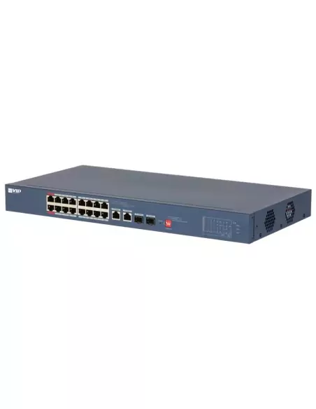VIP Vision 16-Port Managed Hi-PoE Switch (Fast VSPOE-SWA16C2