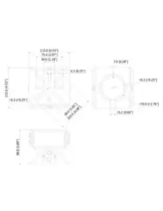 VIP Vision Right Angle Wall Mount Bracket for ANPR Bullet VSBKTB605