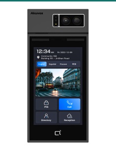 Akuvox S538 8-inch door phone — front