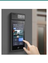 Akuvox S538 mounted on an entrance wall