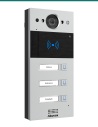 Akuvox R20B 3-button door phone — left three-quarter view