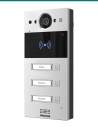 Akuvox R20B 3-button door phone — right three-quarter view