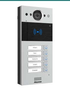 Akuvox R20B 5-button door phone — front 2
