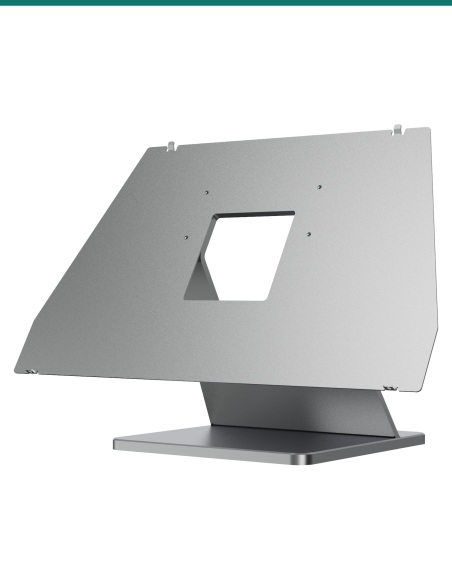 Akuvox Silver Desktop Stand for X937 15.6-inch Indoor Monitor — AK-X937DESK