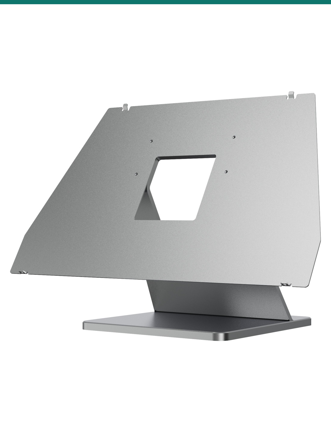 Akuvox X937 desktop stand — right three-quarter view