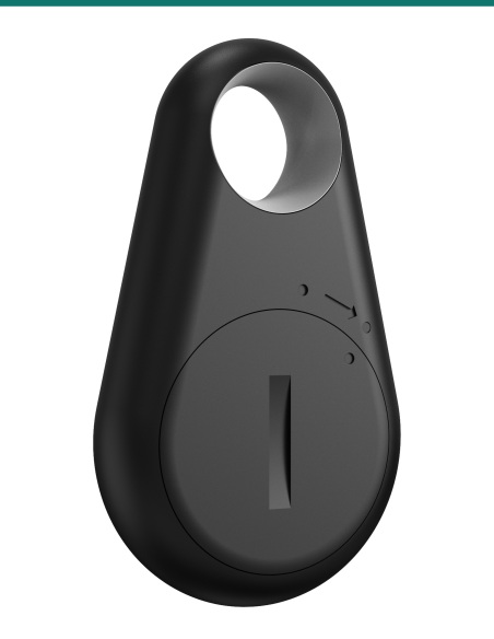 Akuvox Bkey Bluetooth key fob — left three-quarter view