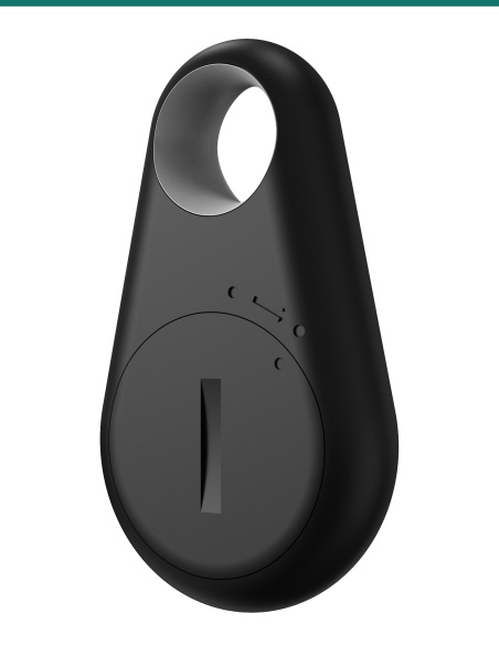Akuvox Bkey Bluetooth key fob — right three-quarter view