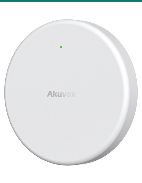 Akuvox MR01 radar sensor — right three-quarter view