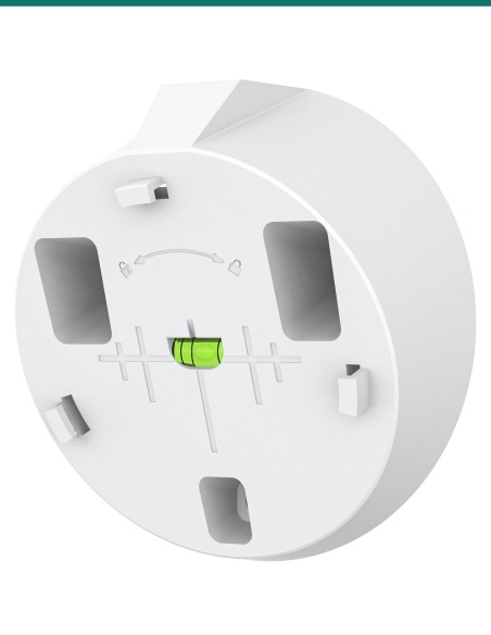 Akuvox MR01 radar sensor — on the wall mounting bracket