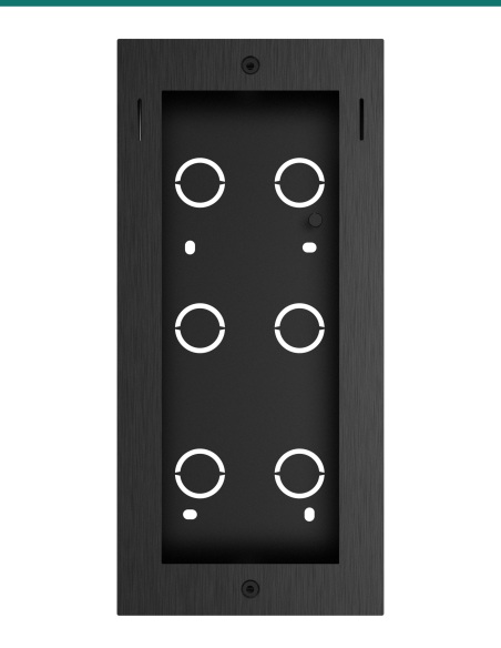 Akuvox X912 Black In-Wall Installation Kit for X912K and X912S Door Phones — AK-X912INWALLK