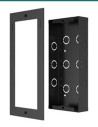 Akuvox X912 in-wall kit — flush-mounting plate and box