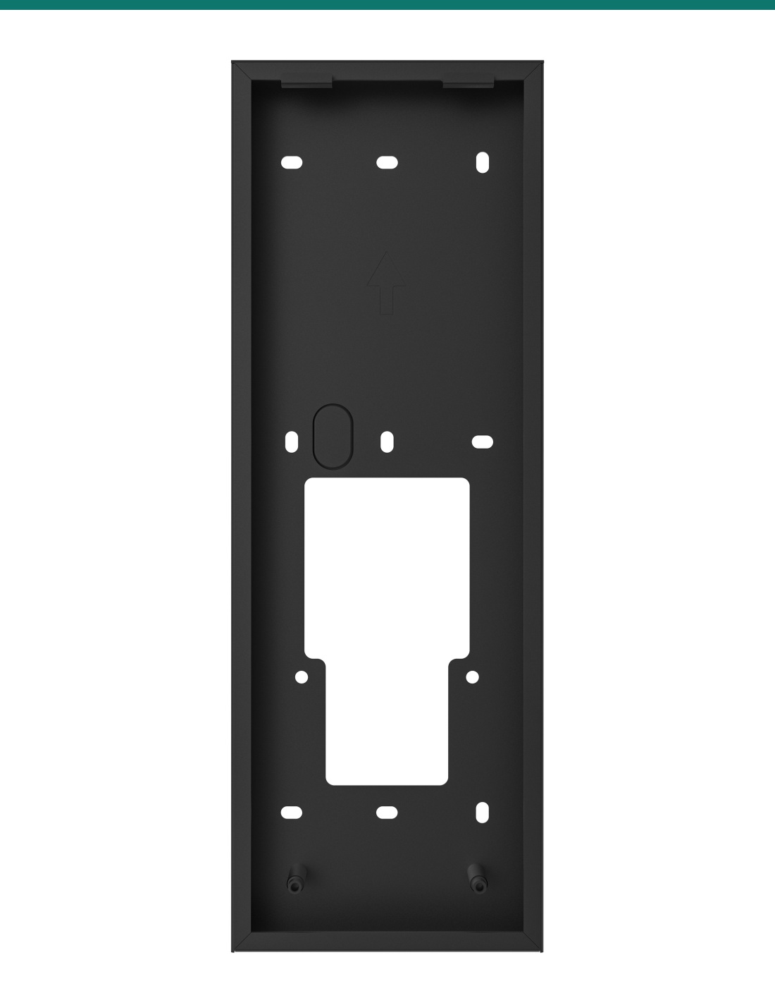 Akuvox S532 black on-wall mounting box — front