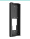Akuvox S532 black on-wall mounting box — left three-quarter view