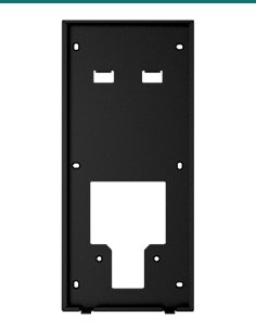 Akuvox S538 black on-wall mounting box — right three-quarter view 2