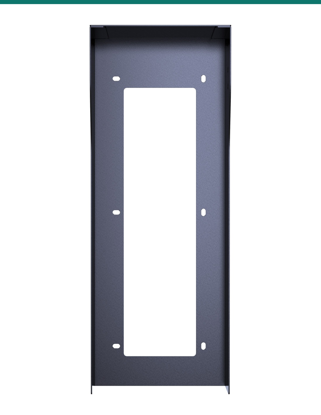 Akuvox X915 black on-wall rain cover — front