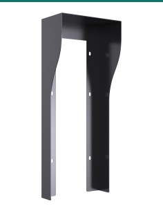 Akuvox R29 black on-wall rain hood — front 2