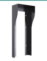 Akuvox R29 black on-wall rain hood — left three-quarter view