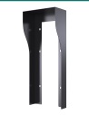 Akuvox R29 black on-wall rain hood — right three-quarter view