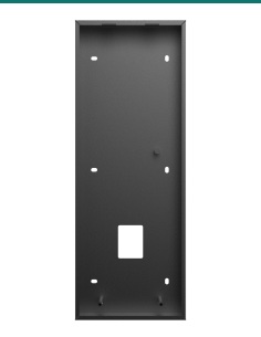 Akuvox X915 black thick on-wall mounting box — front