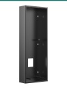 Akuvox X915 black thick on-wall mounting box — left three-quarter view