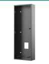 Akuvox X915 black thick on-wall mounting box — right three-quarter view
