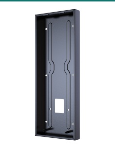 Akuvox X915 black on-wall mounting box — right three-quarter view