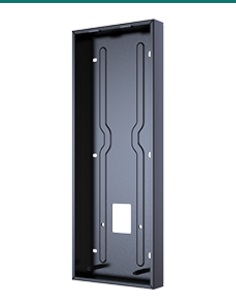Akuvox X915 black on-wall mounting box — right three-quarter view 2